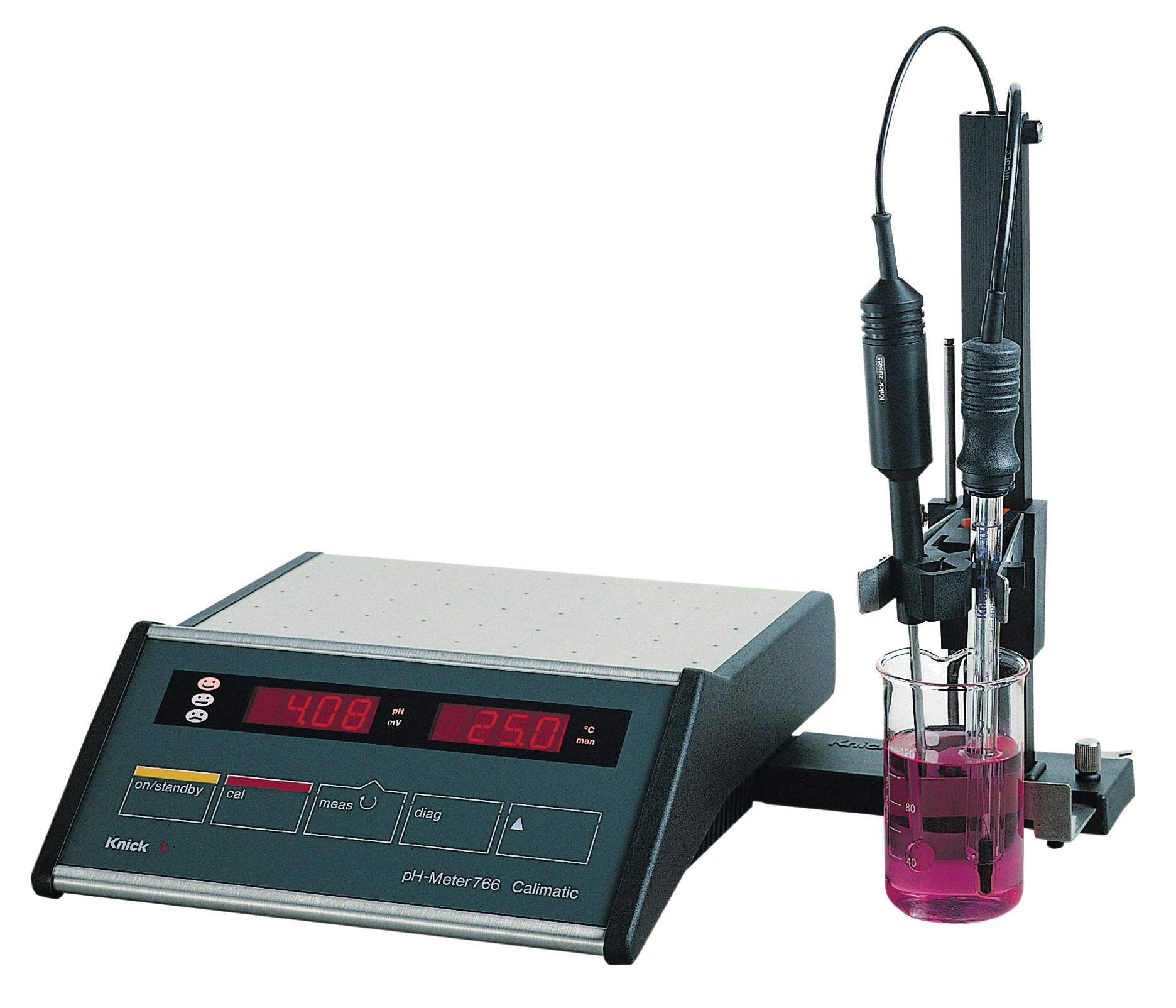 766 Labor pH-Meter | Automatische Geräteüberprüfung (Gaincheck) und Kalibrierung (Calimatic)