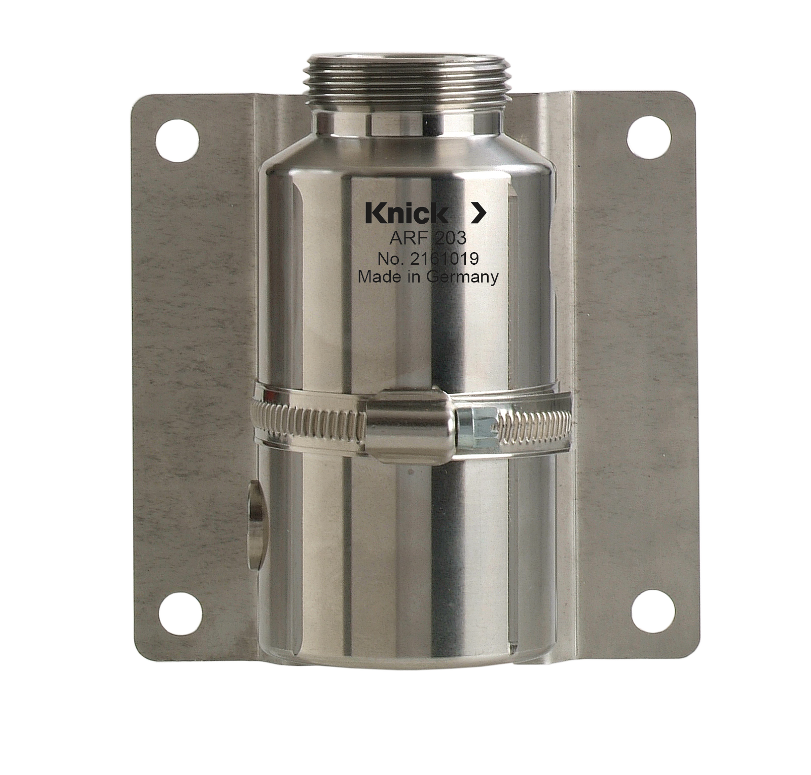 ARF203 Flow-Through Fitting | Stainless steel or Hastelloy C22 | For sensors and fittings with 25-mm Ingold socket