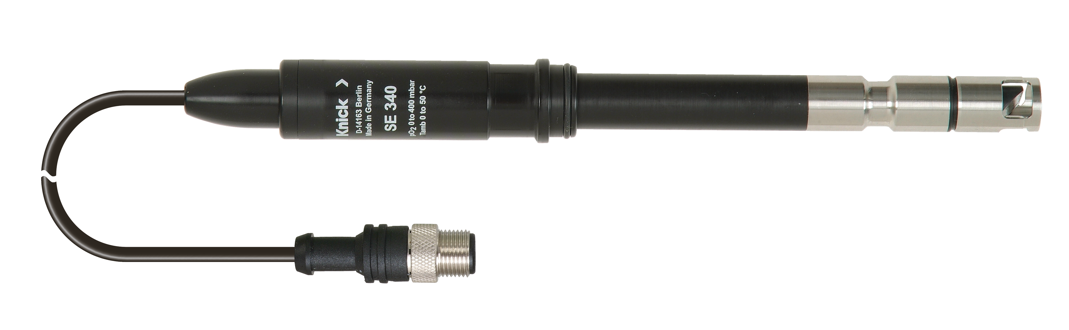 SE340 Optical Oxygen Sensor | Digital | POM / Stainless Steel Body | Flow-independent