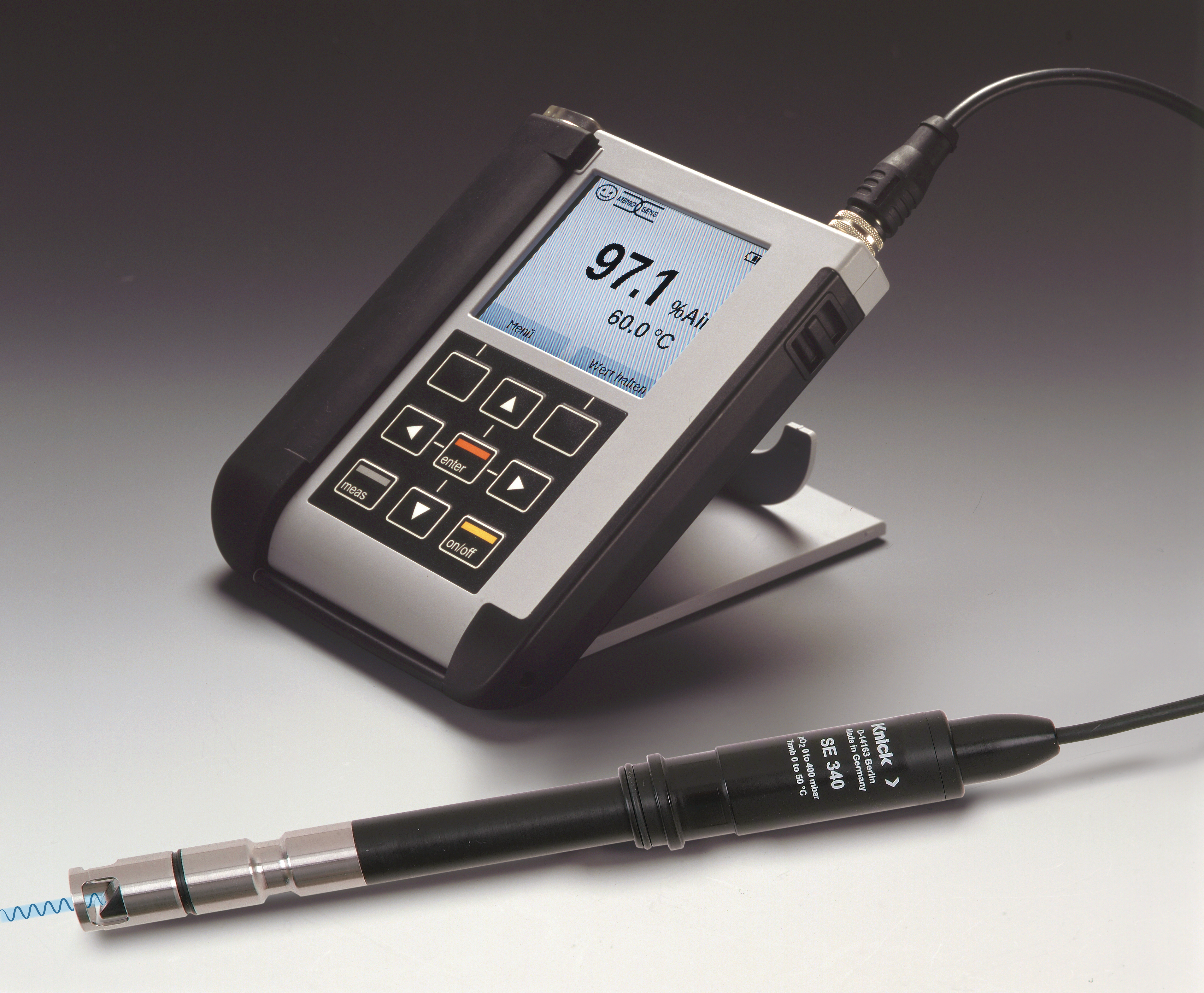 Portavo 907 MULTI OXY Tragbares Multiparameter-Messgerät | Memosens Sensoren | Optische Sauerstoffsensoren | Datenlogger | Zusatzfunktionen