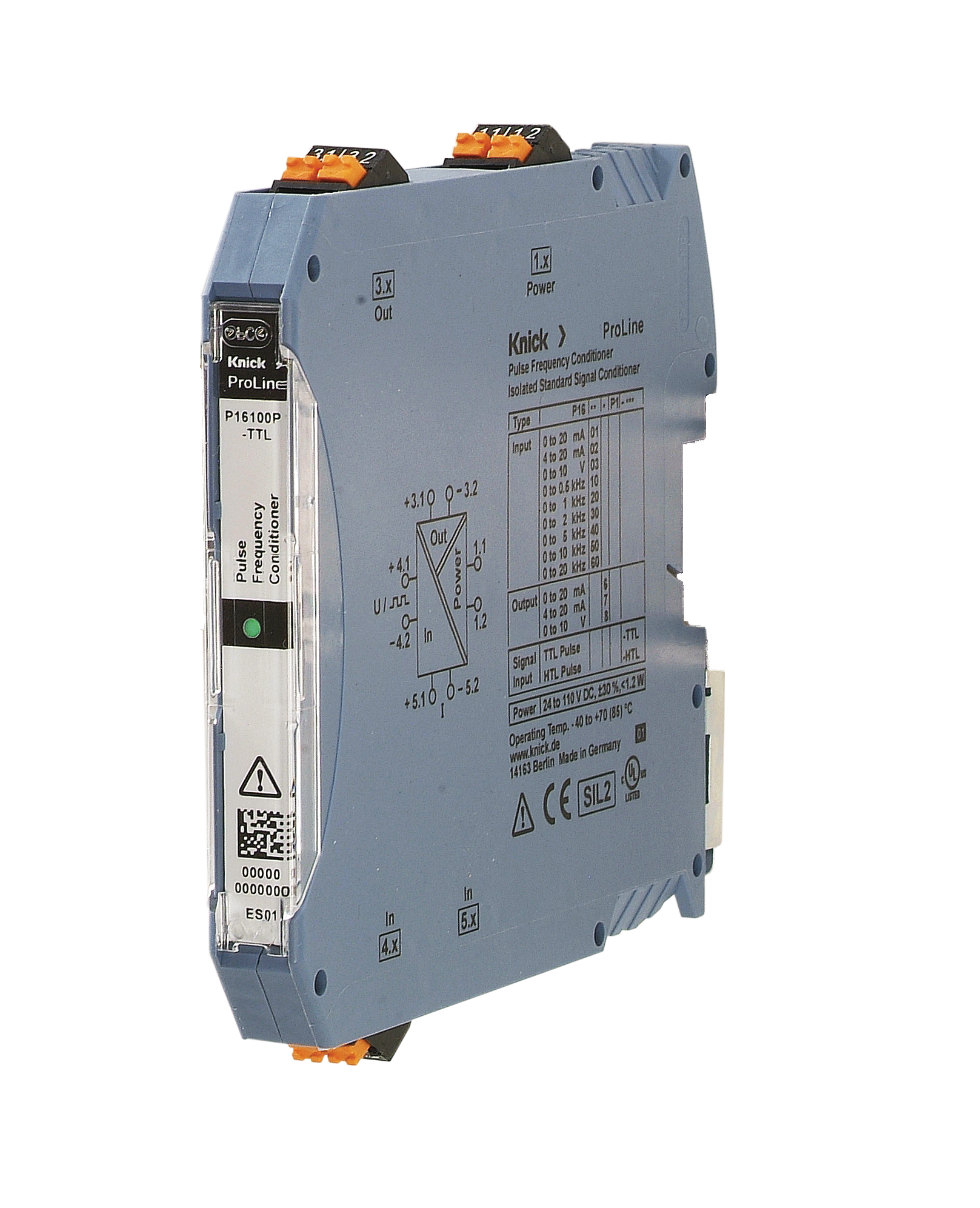 P16000 Pulse Frequency Conditioner | Input speed sensor signal up to 20kHz | Safe decoupling acc. SIL3