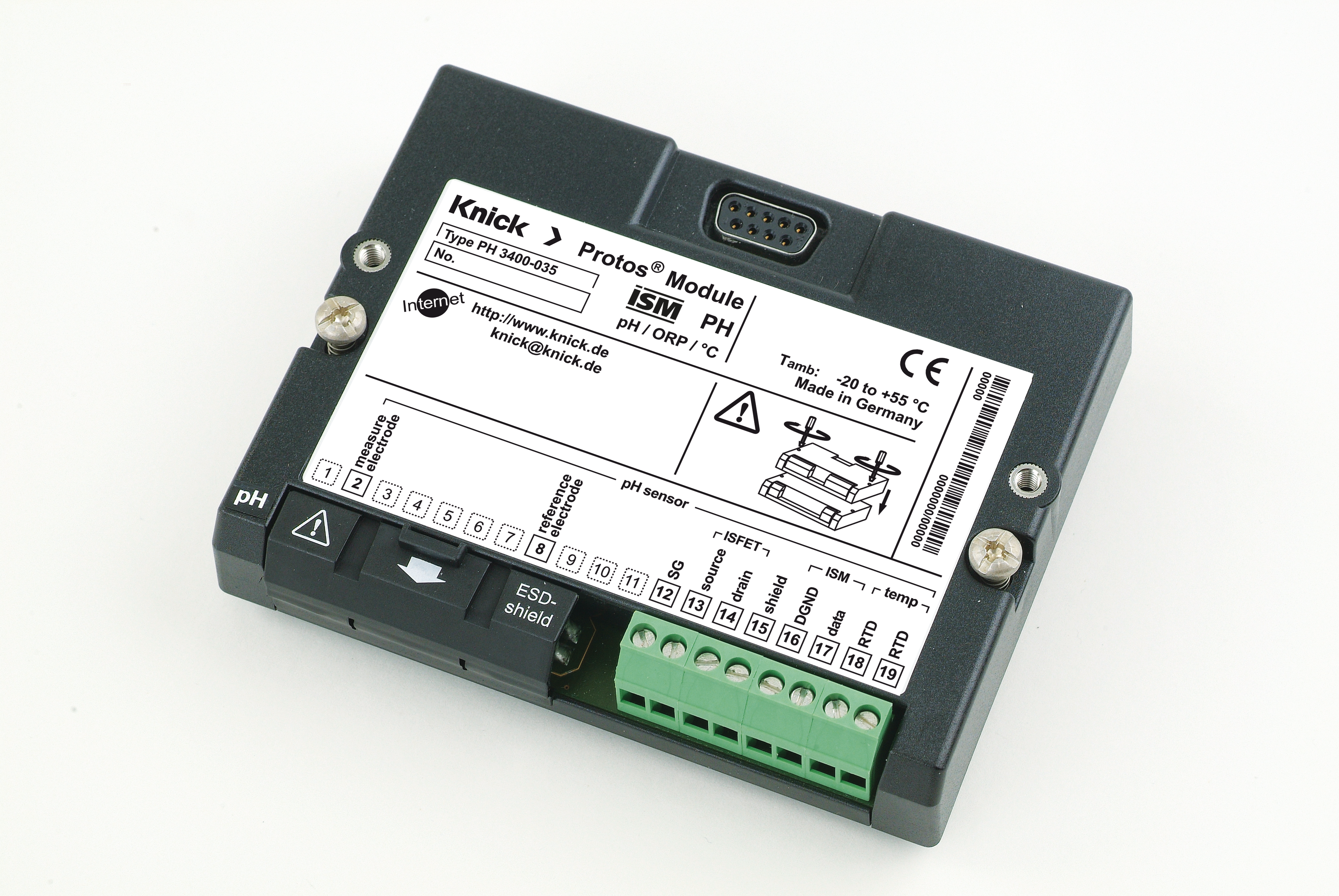 PH 3400-035 pH/ORP Measuring Module | For Protos | Analog pH Sensors